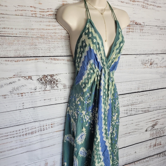 (SOLD ON MERC) Beautiful boho hi low dress - Picture 3 of 4